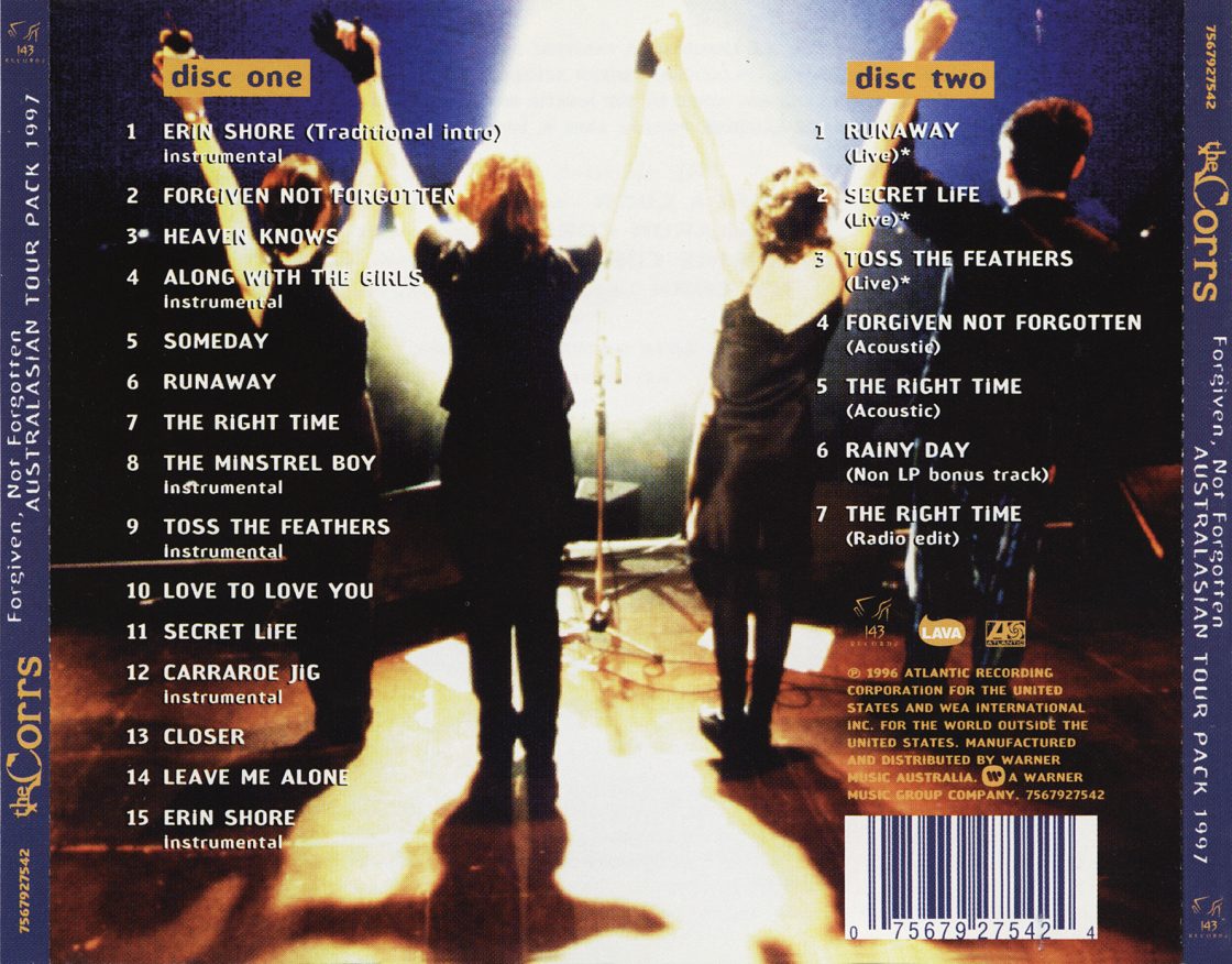 Not Limited Tour Edition (7567927542) Corrs4Ever